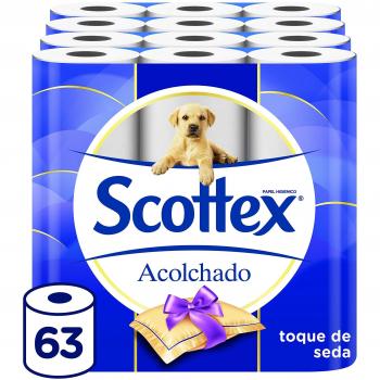 Scottex Acolchado Papel Higiénico 63 rollos