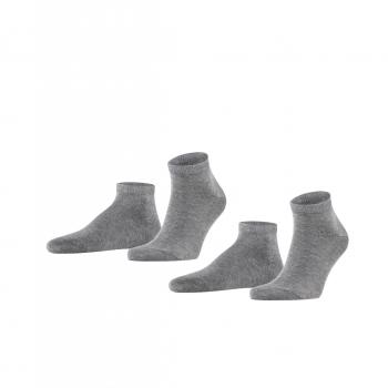 FALKE Sneakersocken Happy 2-Pack Set aus 2 Paar Baumwollsneakern