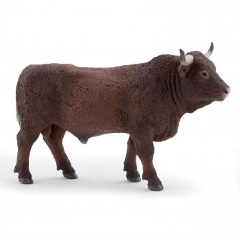 PAPO Hand-Painted Salers Bull Toy