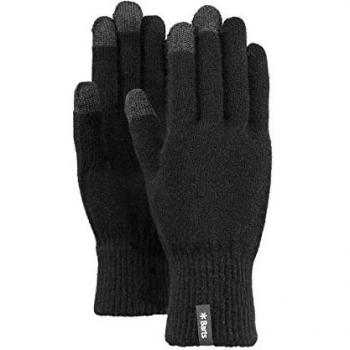Barts Fine Knitted Touch Handschuhe Schwarz Unisex