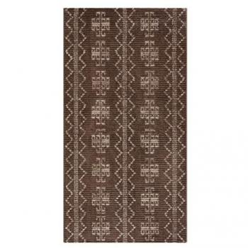 Läufer CARPET CITY April 0608, braun, B:80cm H:10mm L:300cm, besonders weich durch Microfaser, Hochflor, Boho Look
