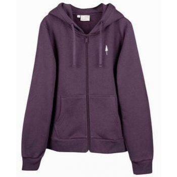 NIKIN Damen-Long-Sleeve Reißverschluss-Jacke Treehoodie Zip – Lila
