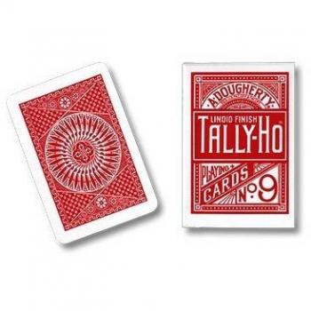 Red‑Back Circular Deck – Tally Ho Edition