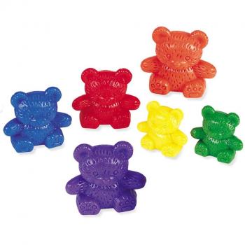 Ensemble Pédagogique Ours à Compter 3 Bêtes – Variété de Couleurs LER0744