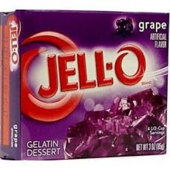 Jell-O Grape Flavored Gelatin Dessert 85 gr
