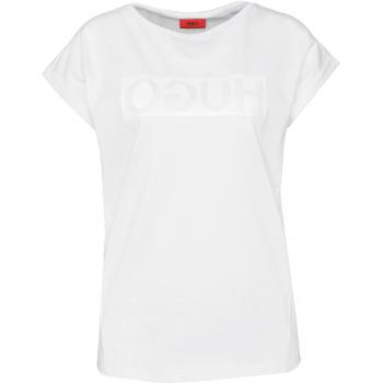 HUGO Shirt Dennali (Logo) Damen Weiß L – 50369472