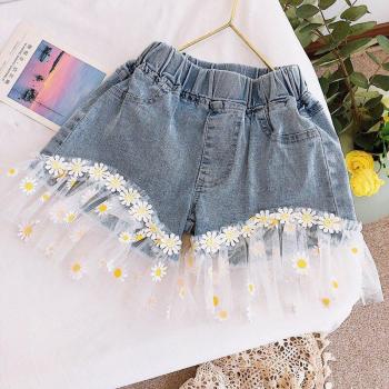 Corto Denim Joven con Bordado Floral