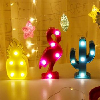 Lampe de Table 3D Flamant Rose