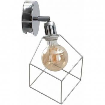 22cm Ruben Wall Lamp (Silver) – Netlighting, 1x E27