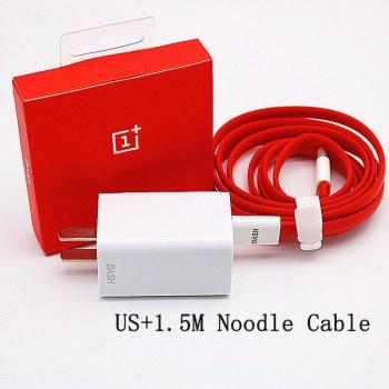OnePlus Original Wall Charger 5V 4A – USB‑C Flat Cable pour OnePlus 6/6T, 5/5T, 3/3T, 7