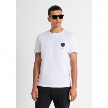 Polo de algodón con tigre de goma
