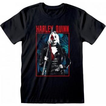 Harley Quinn Selbstmord‑Kommando Shirt – Erwachsene Unisex L – Dunkelgrau (Schwarz)