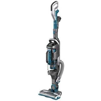 Spazzola Elettrocarica 2 in 1, Ricaricabile senza sacco, Colore Titanio BLACK & DECKER