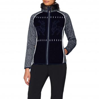 CMP Damen‑Fleece mit Kapuze, Blau-Navy, Größe 38