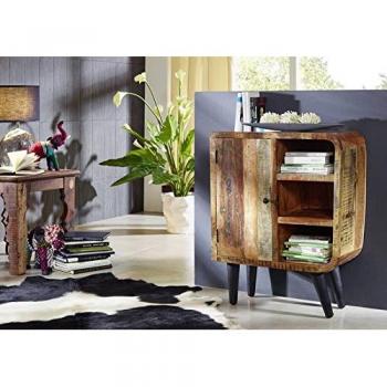 Massivmöbel24: Sixties Mehrfarbig lackierte Kommode 150x40x86 cm