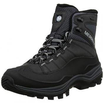 Merrell Thermo Chill Mid Shell Waterproof, Stivali da Neve Uomo, Nero