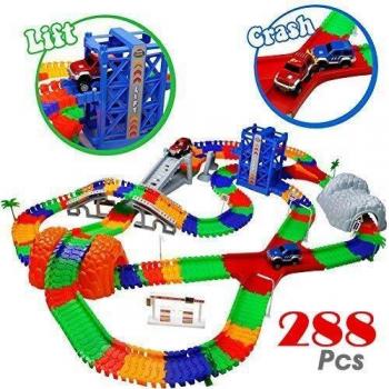 Gioco Pista Macchinine TONZE con Ascensore e 2 Auto