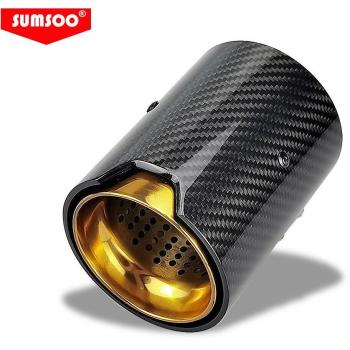Puntas de Escape Dorado Carbono M135i