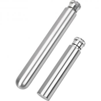 HILIFE 1oz/1.5oz Tubular Whisky Bottle with Polished Bottom