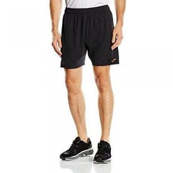 Pantalón corto Joma Elite IV para hombre, negro / oro, talla S