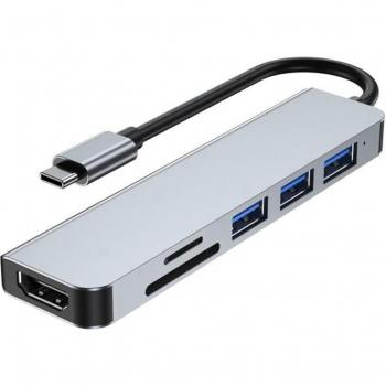 Type C USB Hub with TF Card Slot