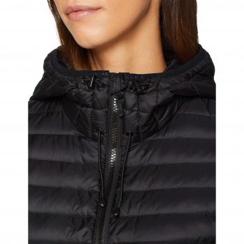 Superdry Damen Sportjacke Core Down Hooded Jacket, Schwarz (Black 02a), X-Small