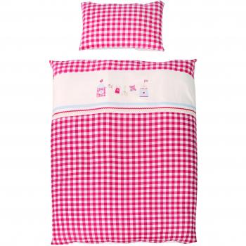 Kinderbetttuch 100x135 cm Sun-Red