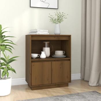 VidaXL Sideboard in Honey Brown 60x34x75 cm Solid Pine