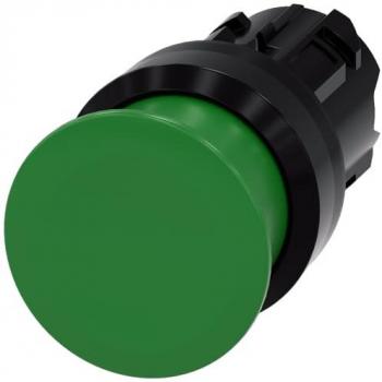 Green IP68 Mushroom Button Actuator – Model 3SU1000‑1AD40‑0AA0