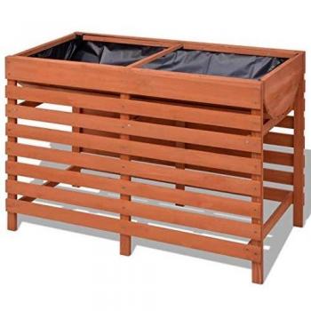 VidaXL Planter 39.3x19.6x27.9 Wood