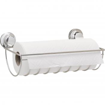 EverLoc Chrom‑Vakuum Küchenrollhalter EL‑10100 – Maße 29 x 14 x 11,5 cm