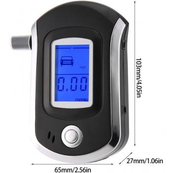 High Precision Breathalyzer with LCD Display