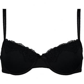Hunkemöller Femme Soutien-gorge à armatures préformé Secret Lace Noir