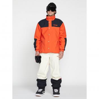 Volcom's Men's Gore-Tex Longo Jacket, Vibrant Orange