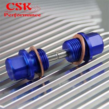 2PCS M18 X 1.5 Magnetic Oil Drain Plug with Crush Washer