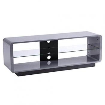 High Gloss Grey TV Stand by Alphason Luna ADLU1400