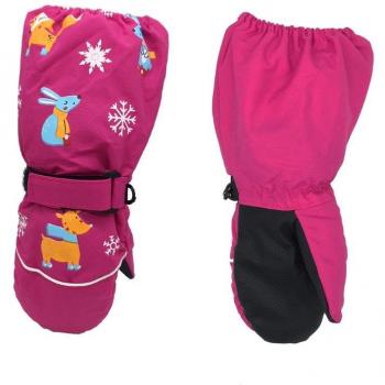 Sicherheitsfreundliche Ski Handschuhe mit Hirsch & Kaninchen Print – Wasserdicht