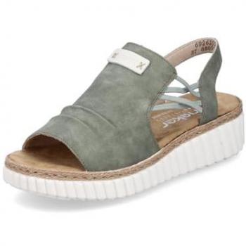 Rieker Juterahmen‑Plateau­sandale – Leichte Sommerschuhe