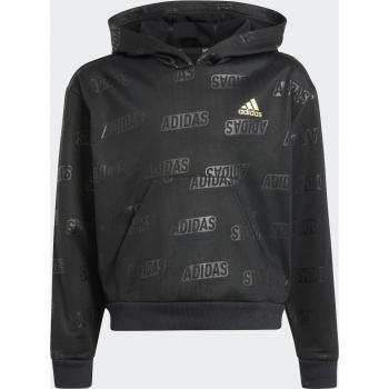 Felpa a Cappuccio Adidas Brand Gold Love per Ragazza