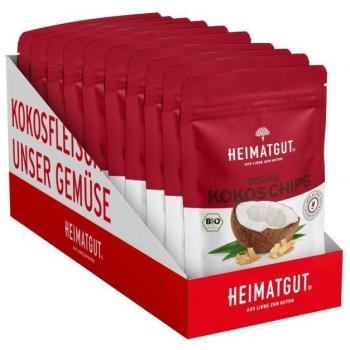 BIO Kokoschip‑Packung 10 × 40 g – Heimatgut Original