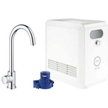 Grifo GROHE Blue Professional con caño alto en cromo