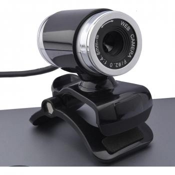 Webcam USB avec Microphone et Rotation à 360 degrés pour Ordinateur Portable