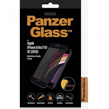 PanzerGlass Edge-to-Edge Screen Protector for Apple iPhone SE (2020/2022), iPhone 6, iPhone 6s, iPhone 7, iPhone 8 and Compatible with PanzerGlass Cases