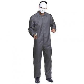 Mono Worker Gris Adulto para Carnaval