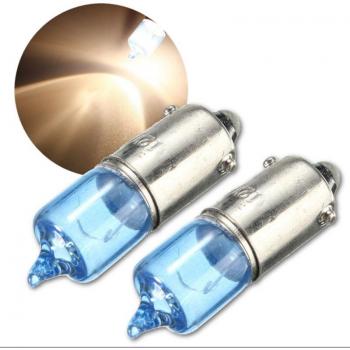 2pcs 12V 6W BAX9S H6W Xenon Turn Signal Bulbs