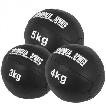 GORILLA SPORTS Trainingsball aus Leder