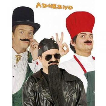12 Moustaches Autocollantes Variées