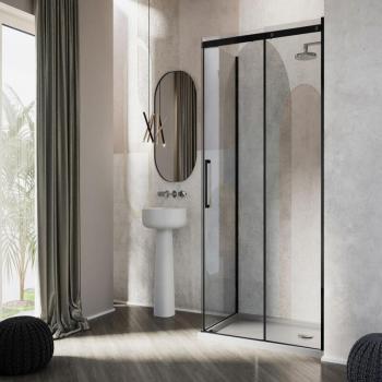 Paroi de Douche H 200 Modèle Prime Black Duo