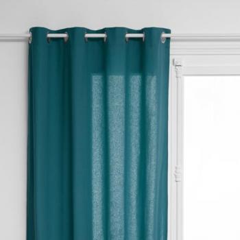 Tenda Anjali Metallo & Cotone Blu Anatra 135x240 cm