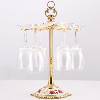Rustic Red Wine Glass Holder